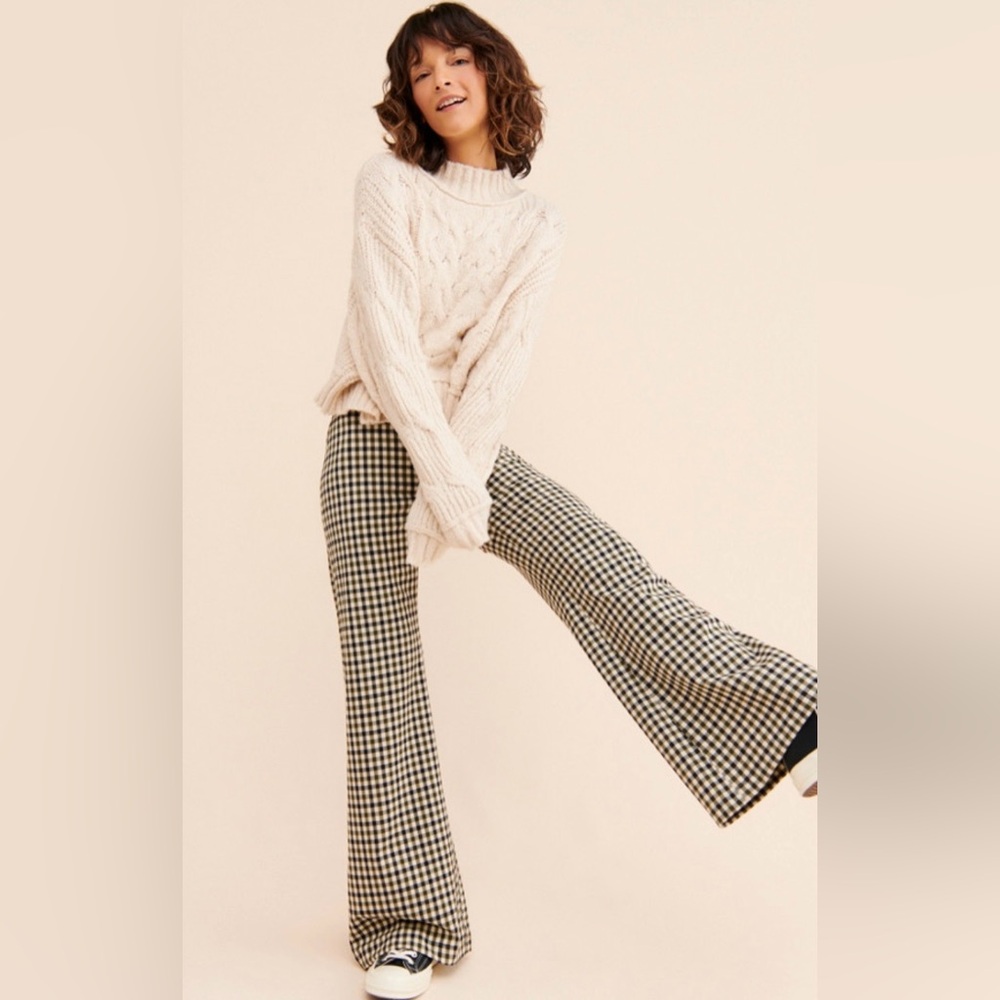 Free People Plaid Jules Pants
